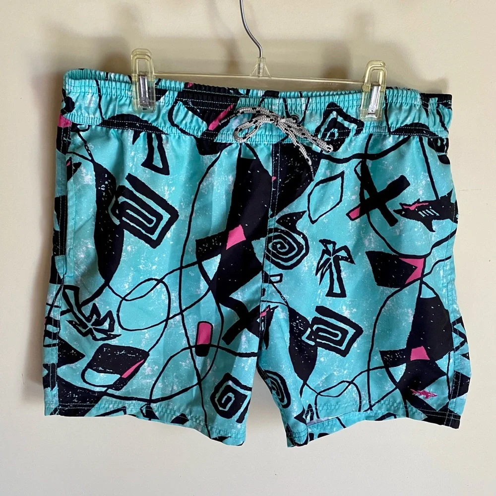 🏖️Maui and Sons Abstract Print Swim Trunks, Unlined🏖️
